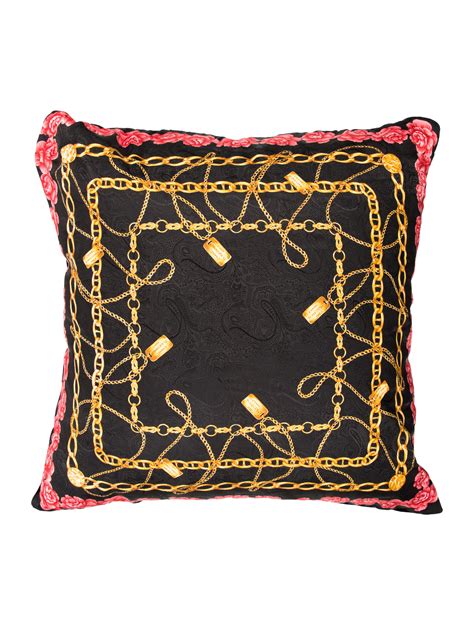 chanel decor pillow|authentic Chanel blanket.